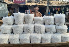 Photo of मकर संक्रांति पर ज्वार के फुलको से बाजार पटा