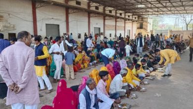 Photo of गायत्री यज्ञ का कलश यात्रा के साथ भव्य शुभारंभ